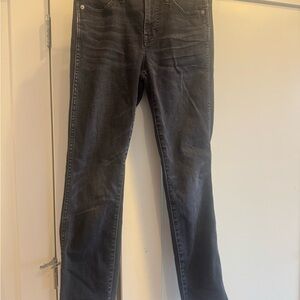 J. Crew Women's Dark Gray Straight Leg Jeans